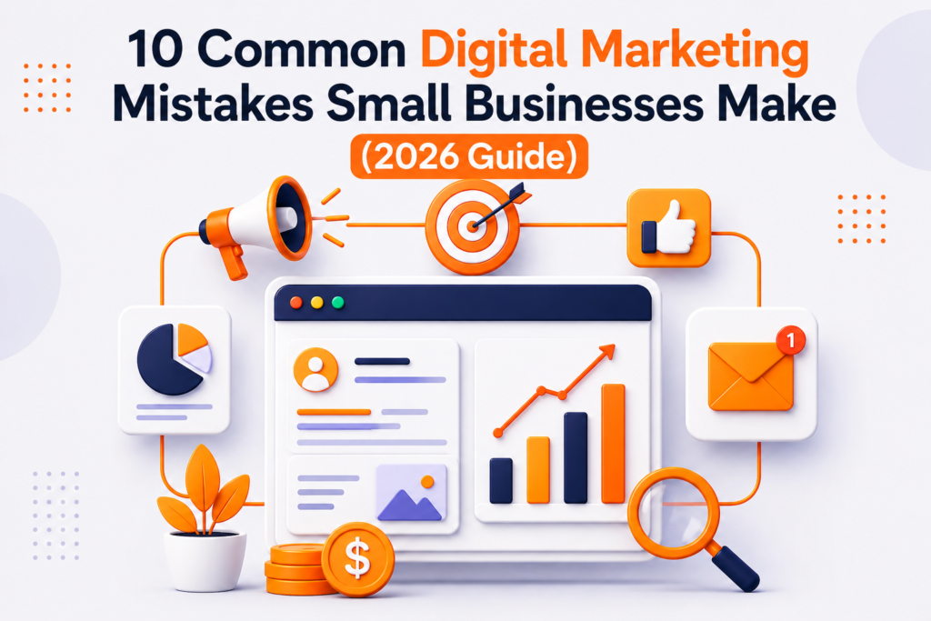 10 Common Digital Marketing Mistakes Small Businesses Make (2026 Guide)